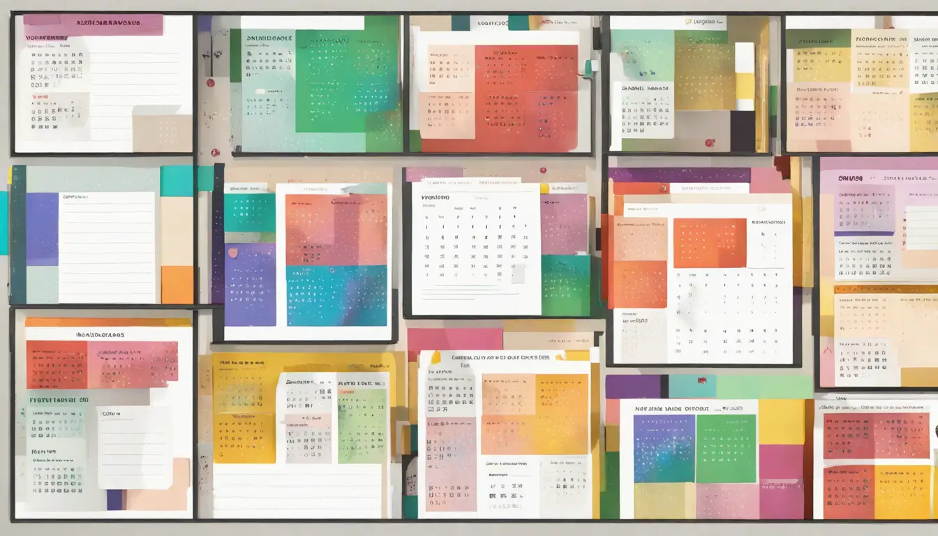 Modelo personalizado do Notion com calendário, notas e lista de tarefas na tela, evidenciando organização e eficiência para usuários do app.